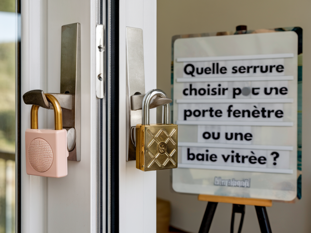 Quelle serrure choisir pour une porte-fenêtre ou une baie vitrée